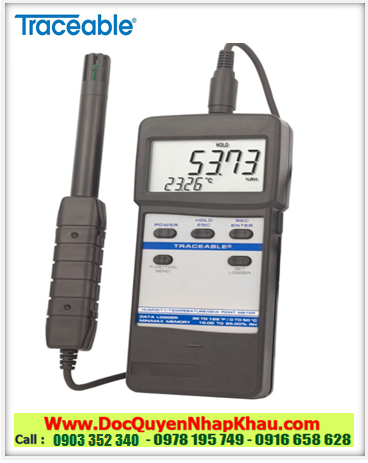 Traceable 4189, Máy đo độ ẩm có Đầu dò 10%RH đến 95%RH Traceable @ 4189 Humidity / Thermometer